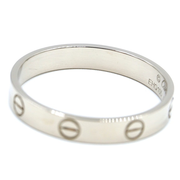 White Gold 18k 750 Size 3.5mm Wide Size 62 10.25 - Picture 2 of 8